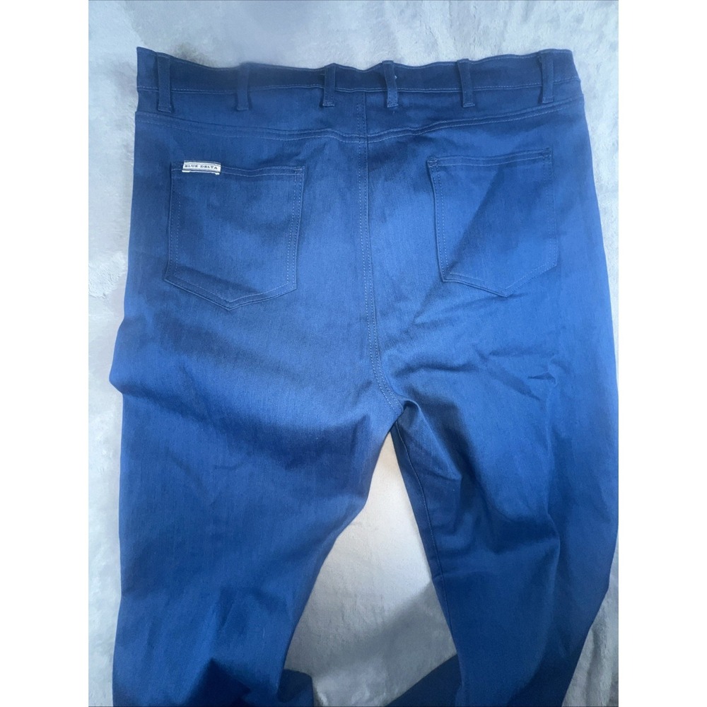 Blue Delta Tom James Straight Leg Stretchy Jeans Pants - Blue  Size 40x30